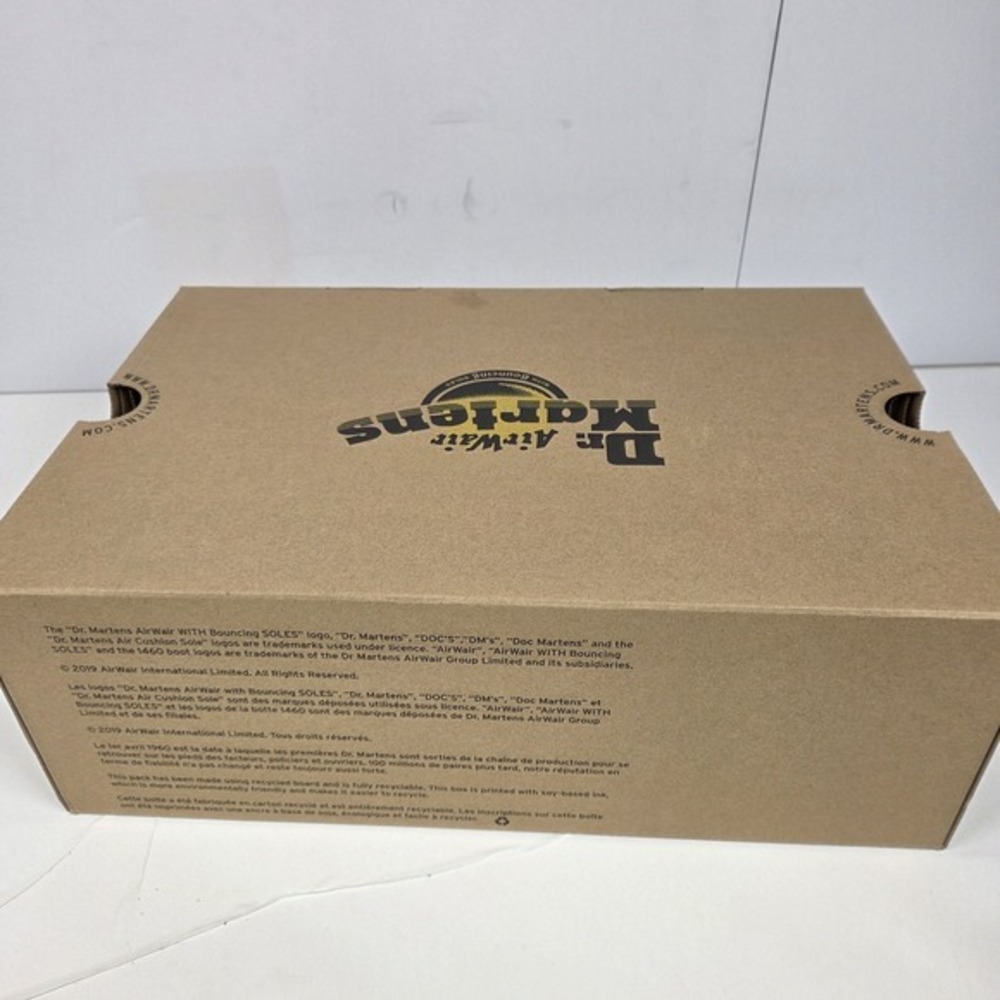 Dr. Martens Boots Disco Crinkle Black 1460 Y Combat Zip  US Size 6 Girls 5 Boys - Picture 15 of 16
